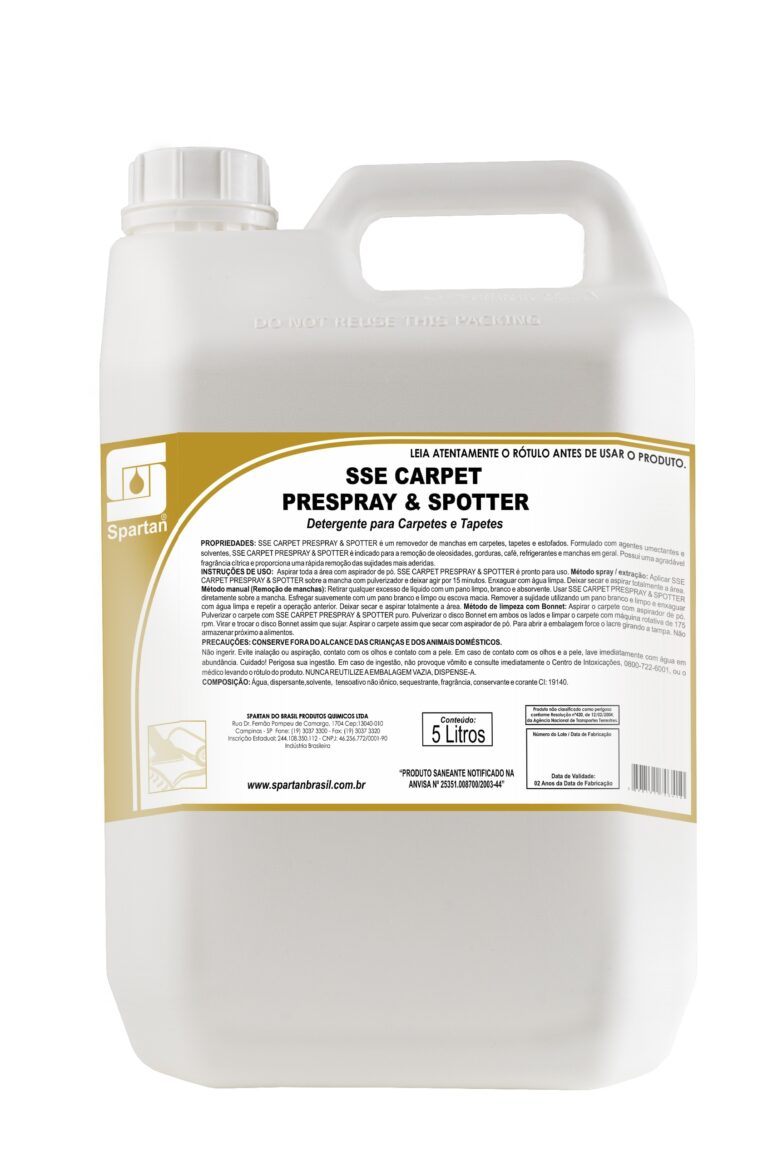 Removedor de manchas de carpetes - SSE Carpet Prespray & Spotter